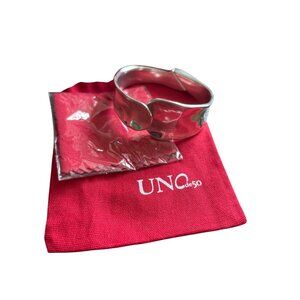 Uno de 50 Women's Handcrafted Silver-Plate Waves Bracelet